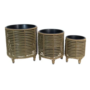 Rattan Fingal Pot