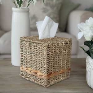 SEAGRASS TISSUE BOX COVER