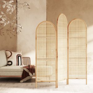Rattan room divider
