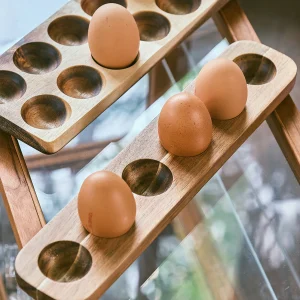Wooden Egg Holder Tray