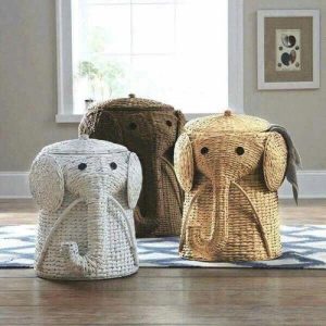 water hyacinth animal shaped basket